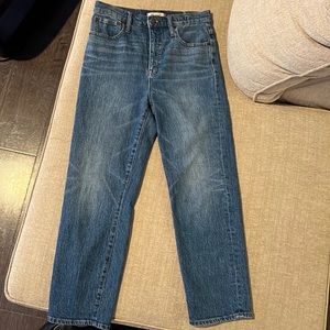 Madewell Classic Straight Jean - Size 27